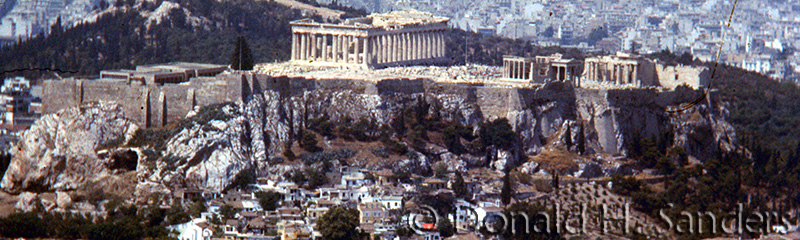 Acropolis in 1977, north side
