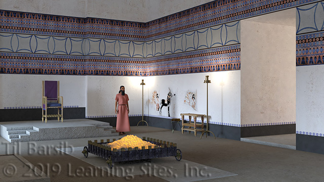 Learning Sites 2019 reconstruction of the throne room