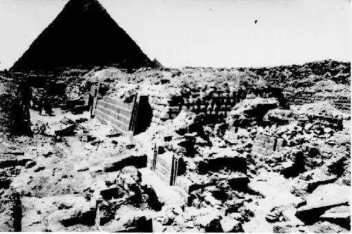 Giza excavations in 1938