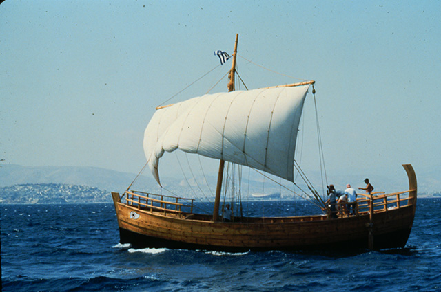 Kyrenia II under sail