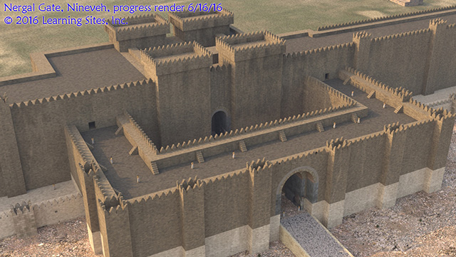 Learning Sites rendering of the Nergal Gate