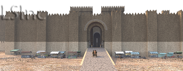 rendering of the Nergal Gate