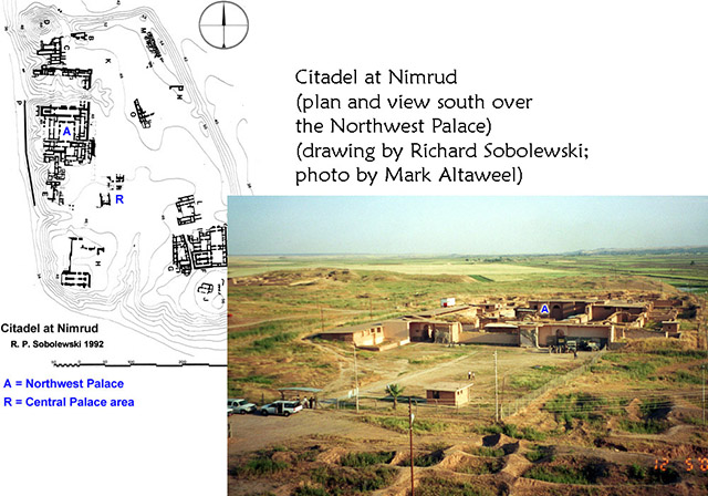 Nimrud citadel plan