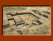 Central Palace excavation model