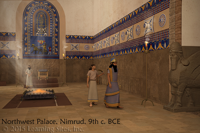 Northwest Palace, Nimrud, throne room reconstruction