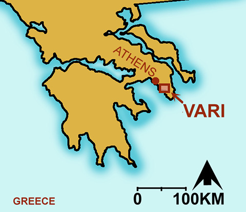 map of Greece