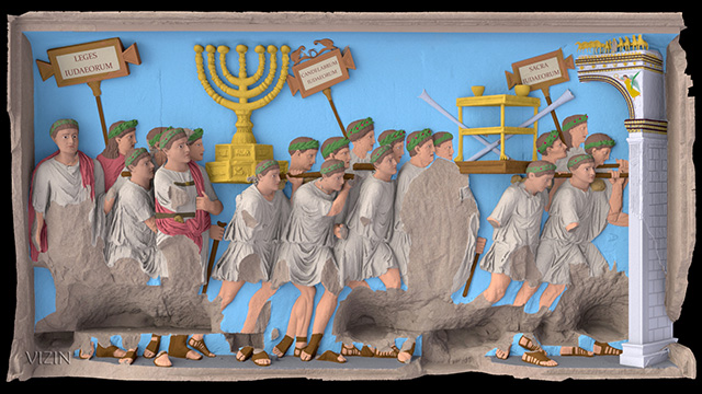 arch of titus table of showbread